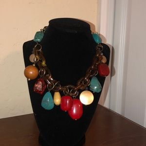 Chunky beaded necklace